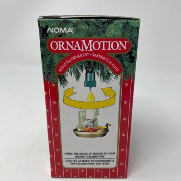 NOMA Ornamotion “Dear Santa” Holiday Christmas Rotating Ornament Vintage - Picture 11 of 13
